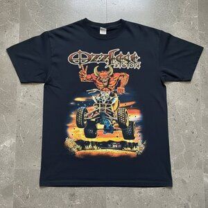 Vintage Style Graphic T-Shirt – Skeleton ATV Rider Off-Road Tee